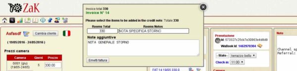 Zak: Broom Paper, Nota di Credito e altro