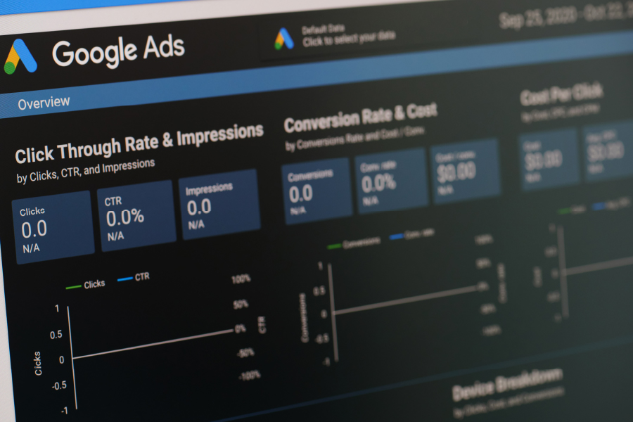 google ads per hotel pannello di controllo
