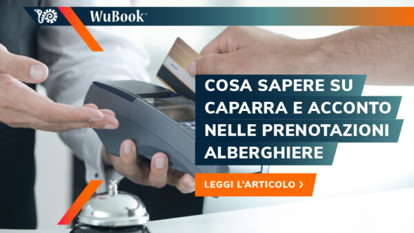 caparra e acconto in hotel