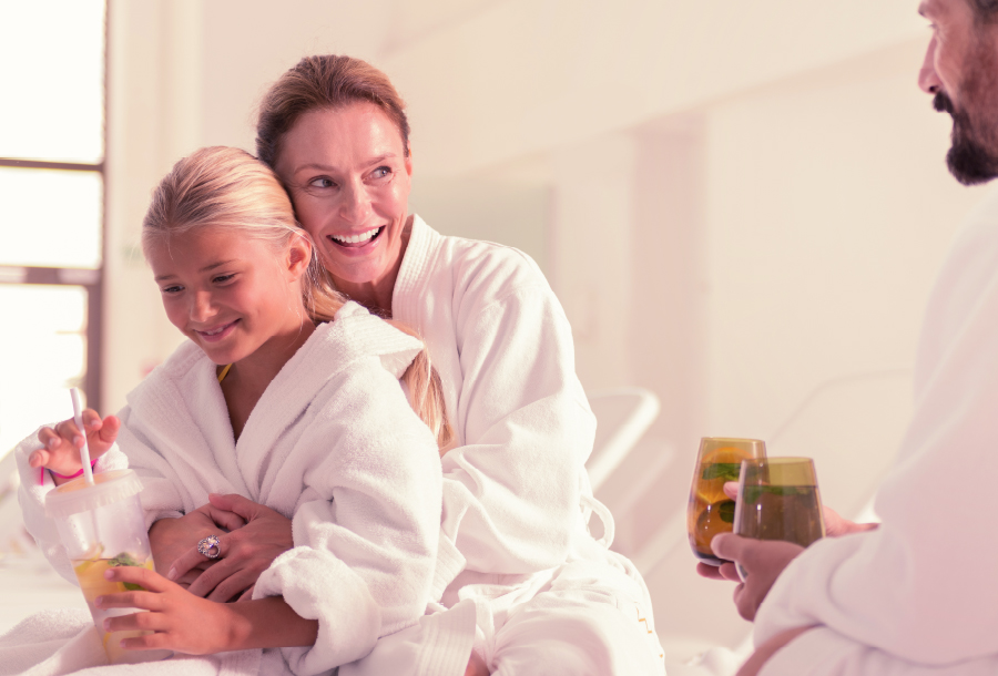 turismo del benessere famiglia in spa