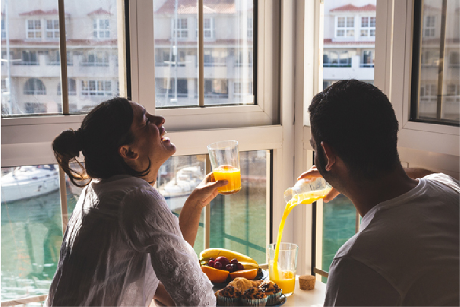 aparthotel cos’è coppia fa colazione in casa