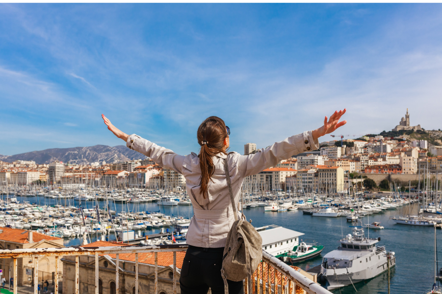 bleisure travel turista su belvedere