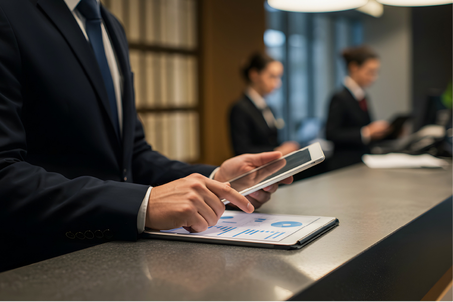 analisi concorrenza hotel personale della reception