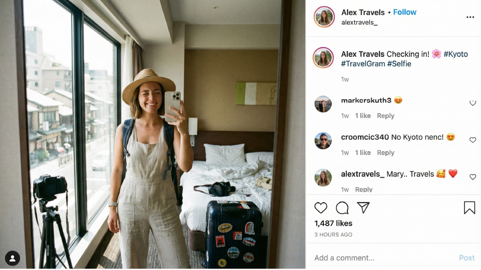 micro influencer hotel post instagram