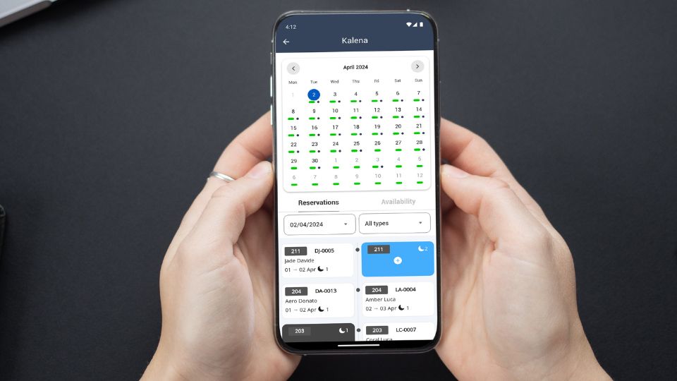 recensioni wubook calendario prenotazioni da mobile